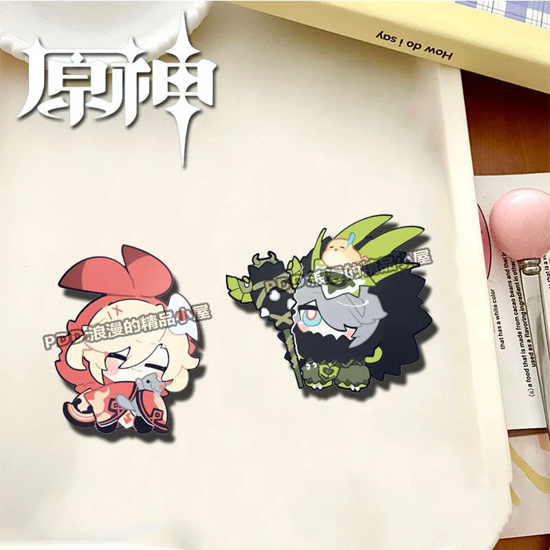 

Cosplay brooch around Genshin Impact, Kav Al Hessen, Zhimiao Tongren, anime Acrylic schoolbag pendant decoration gift