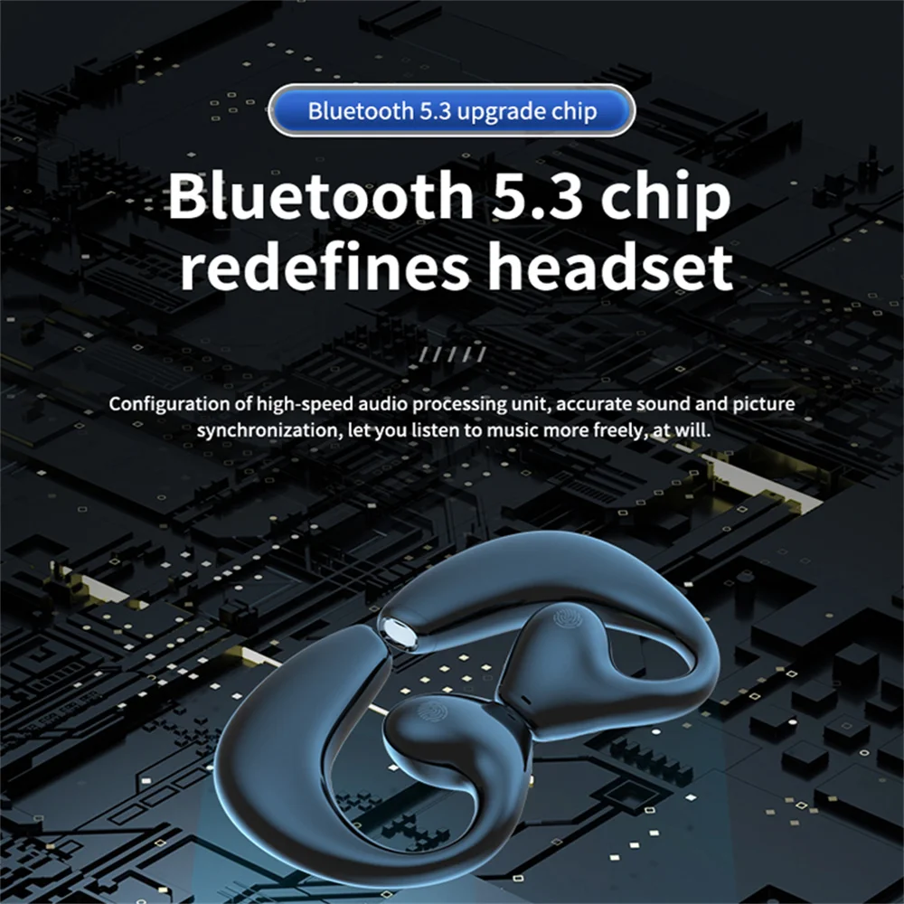 New RD23 Wireless bluetooth-compatible Headset Hanging Ear Super Standby Life Call Wireless bluetooth-compatible Headset