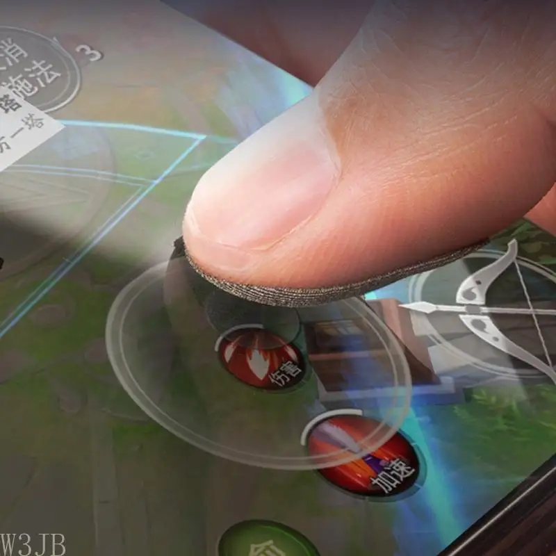 W3JB 10xHandyspiel-Fingeraufkleber für Touchscreen-Fingeraufkleber, schweißfest und atmungsaktiv – Detail 3