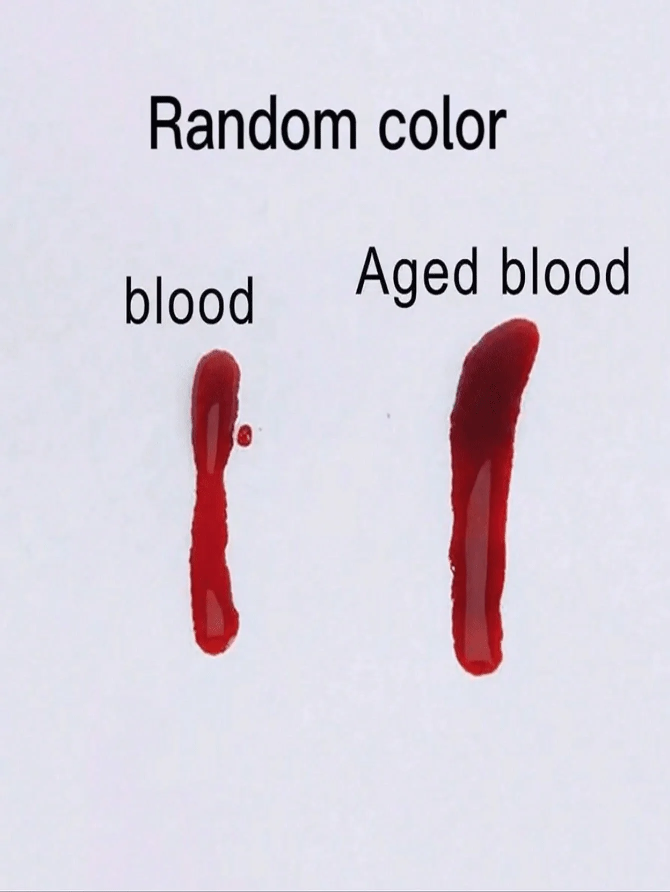 Halloween fake blood, costume props, party performance and cosplay props, vampire and zombie holiday props, for decorating clothing, photo decoration props (random colors)