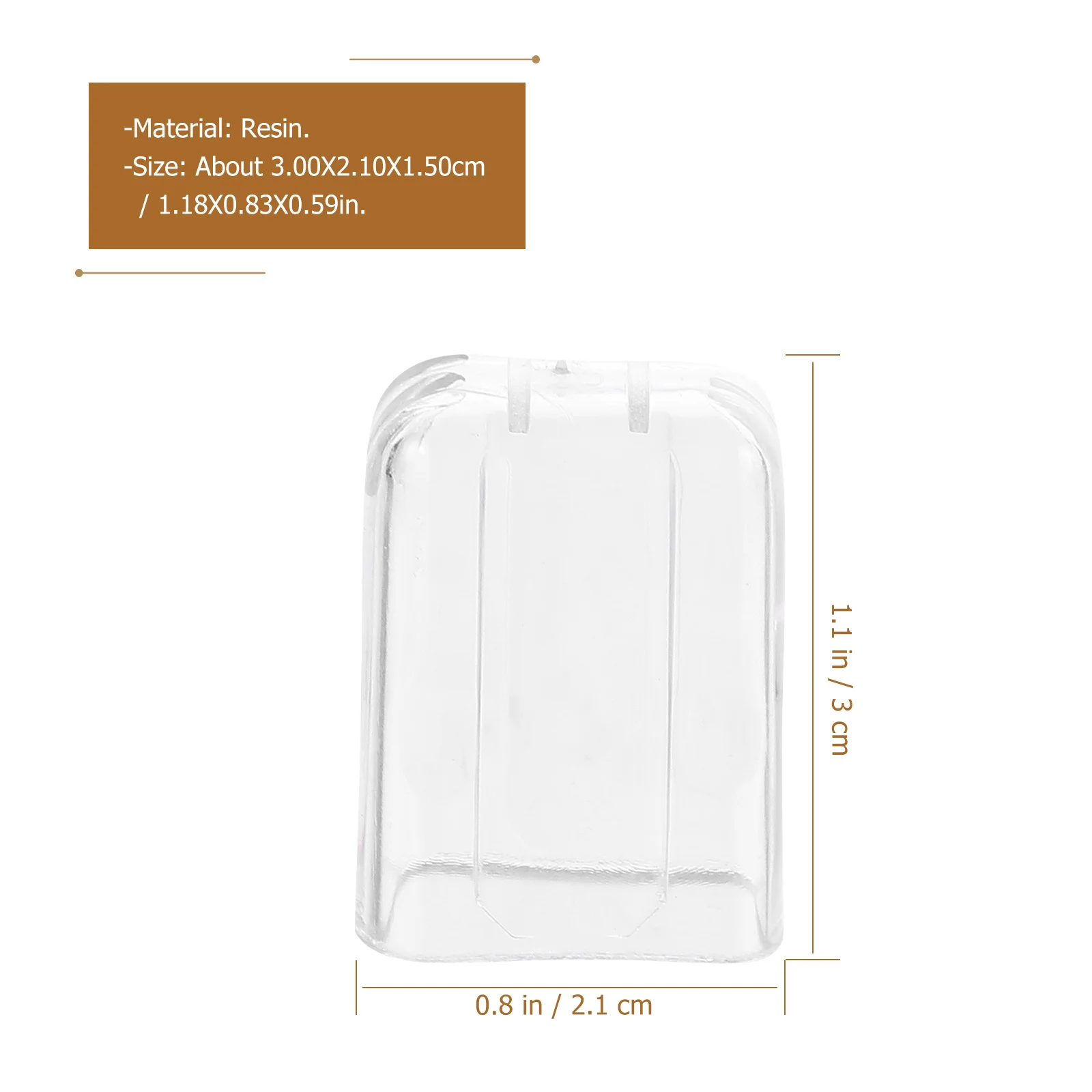 20 piezas cubierta para cabezal de cepillo de dientes tapas protectoras transparentes que se adaptan a la mayoría de los cabezales de cepillo viajes Camping senderismo viaje de negocios al aire libre