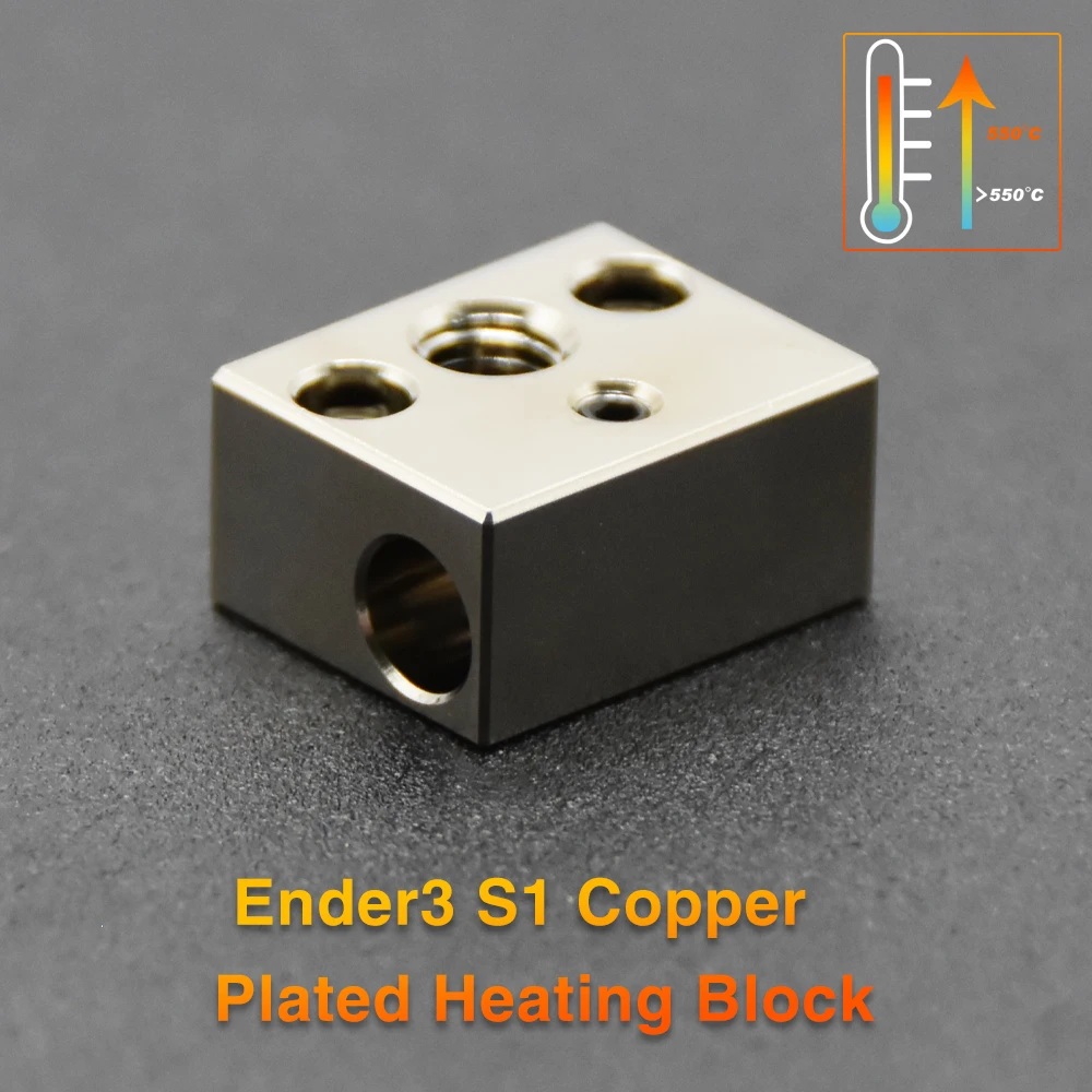 High Temperature 260℃/300℃ Ender 3 S1 Heating Block Sprite Extruder Kit For Ender-3 S1/CR-10 Smart Pro/Sermoon V1 3D Printer