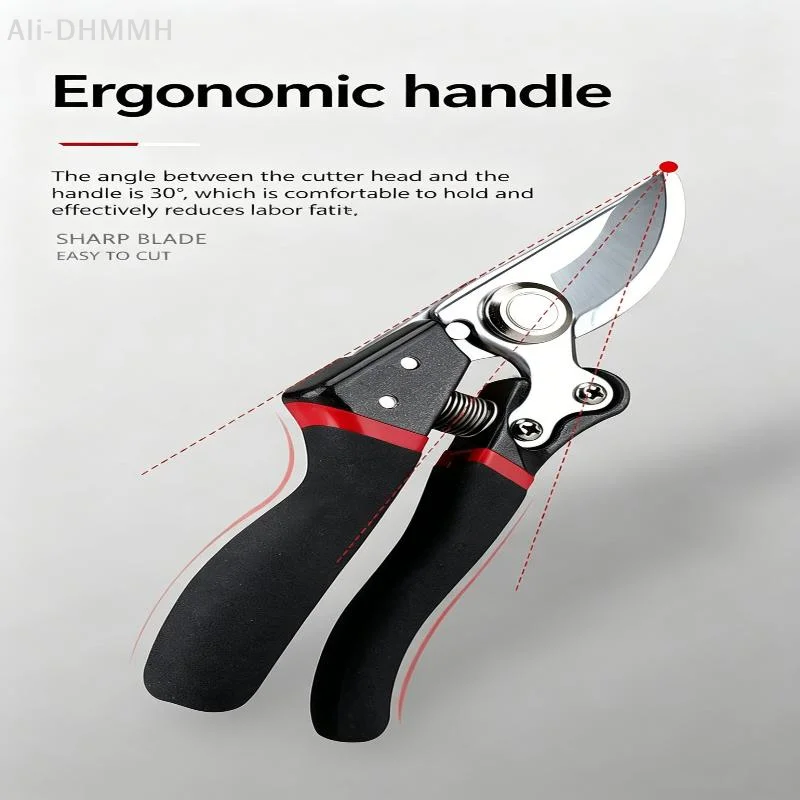 ZLinKJ Precision Bypass Pruning Shears with Titanium Blades for Professional Heavy Duty Garden Use