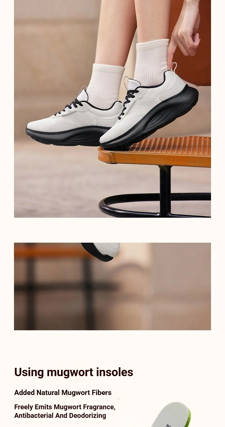 361 Degrees Doufu Damenschuhe, bequeme, lässige, atmungsaktive, antibakterielle, desodorierende Damen-Sneaker zum Gehen, 682616702 – Detail 6