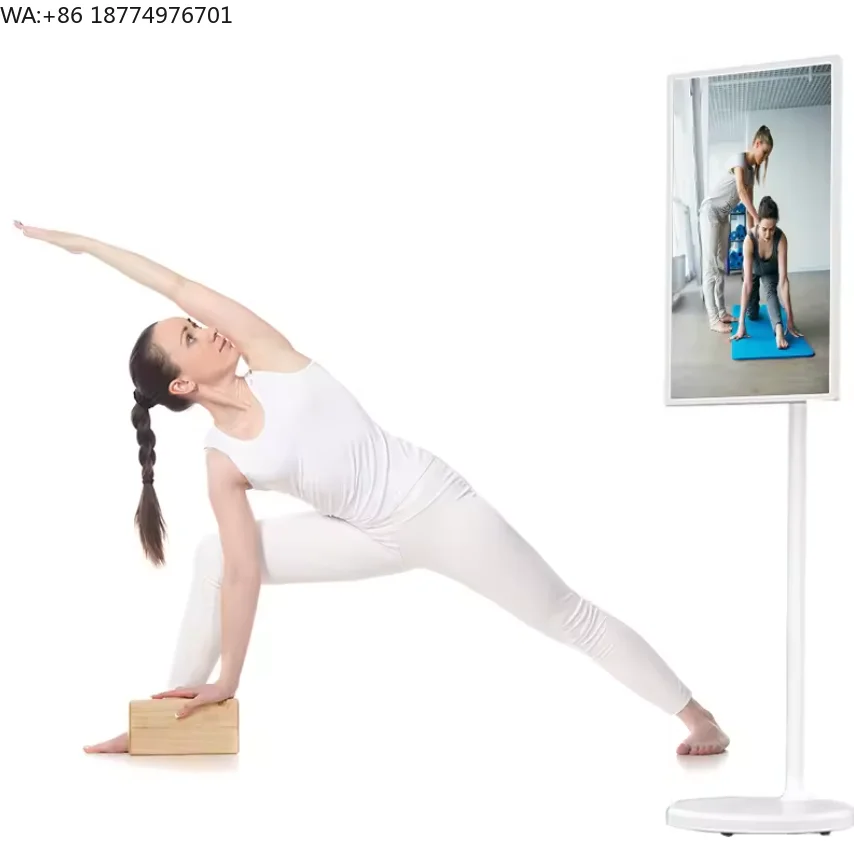 

White 21.5-Inch Mini Smart TV Touchscreen LED Backlight 60Hz Refresh Android 12 4G+64G 1080p Portable Entertainment Smart TV