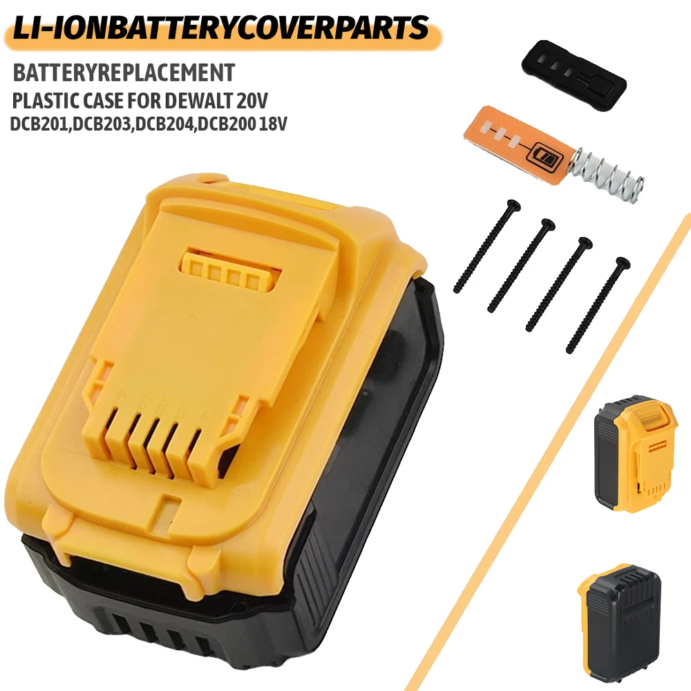

DCB200 Battery Plastic Case Circuit Board Accessories 18V 20V For Dewalts Li-Ion Battery Circuit Board Protection Shell