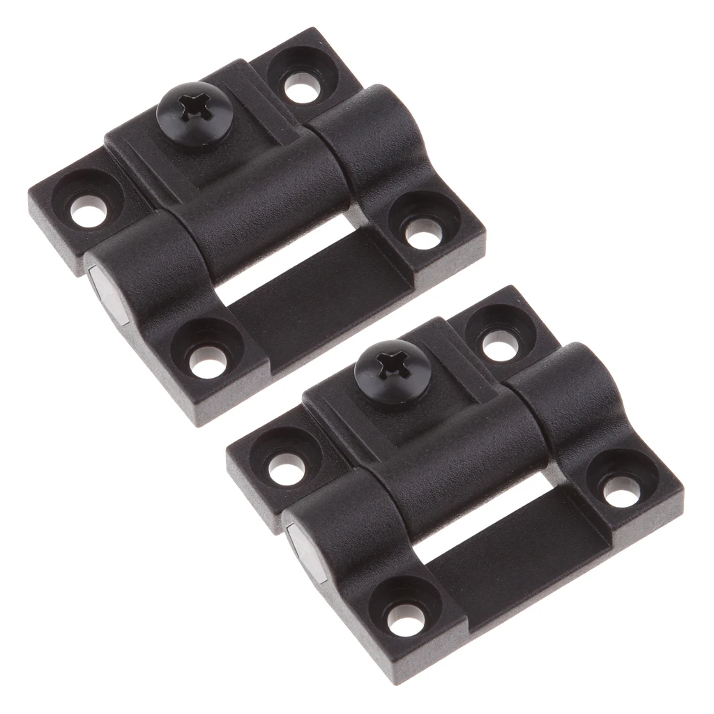 2PCS Einstellbare Position Control Scharnier mit 4 Löcher Fit für E6301-20, Schwarz