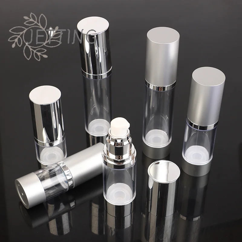 حار 15/30/50 مللي الأشعة فوق البنفسجية زجاجة محلول الفضة فارغة زجاجات مضخة تفريغ المحمولة كريم وجه الأساس الرش زجاجة مستحضرات التجميل رذاذ