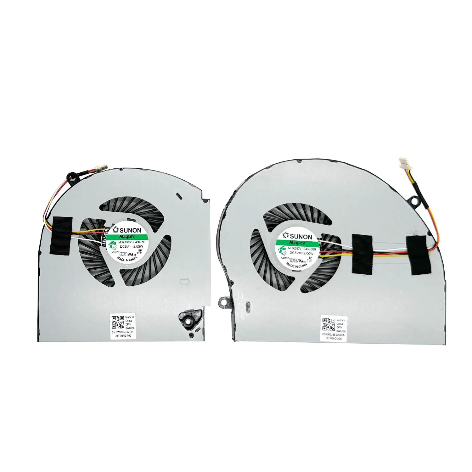 

CPU GPU Cooling Fan for Dell Alienware 17 R4 R5 Series MG75090V1-C060-S9A MG75090V1-C070-S9A P31E ALW17C 0K2PKV 04RFW1