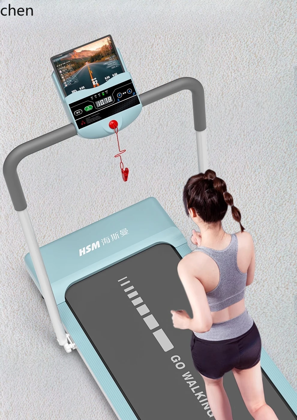 Tapis roulant LXC per uso domestico, piccolo tapis roulant elettrico pieghevole per uso domestico