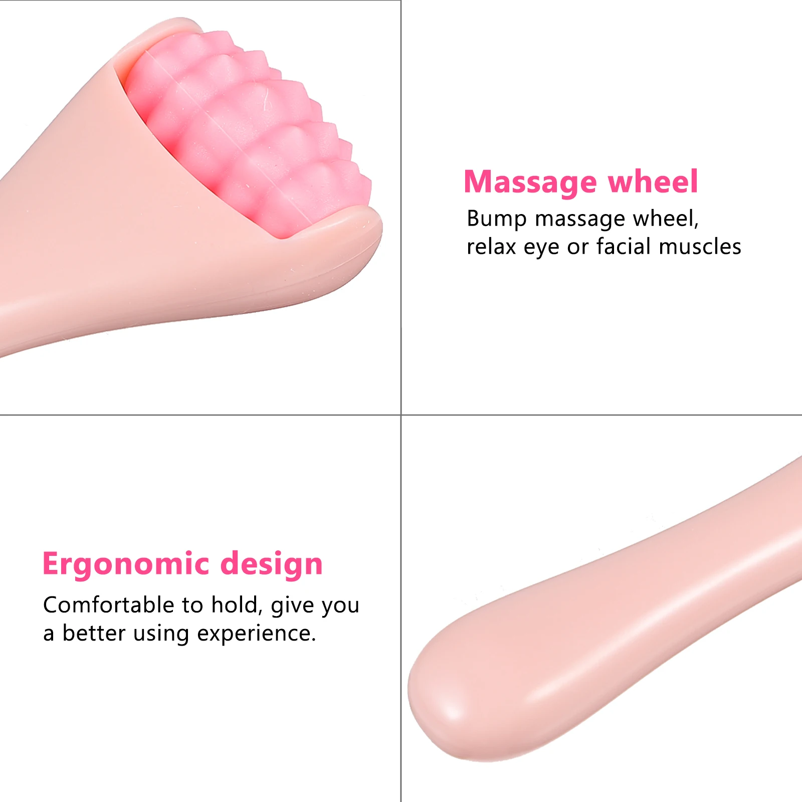 

1 шт., ролик для кожи глаз, массажер для кожи лица, портативный легкий для крема для глаз, импортный инструмент для красоты, массажный ролик для лица