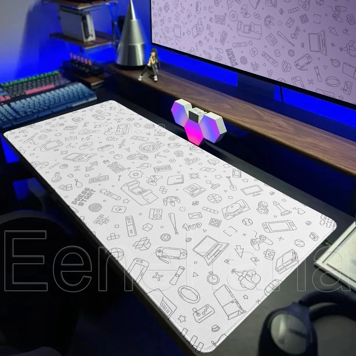 E=mc2 Formula Science Mouse Pad Cute Math Pc Gaming Expansion Pad Laptop DeskMat Kawaii Desk Accessories Setup Gaming Decoration