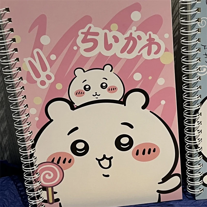 Kawaii Chiikawa A5 Coil Notebook Exercise Book Notepad Diary School Student Stationery Supplies Back To School Kids Gift