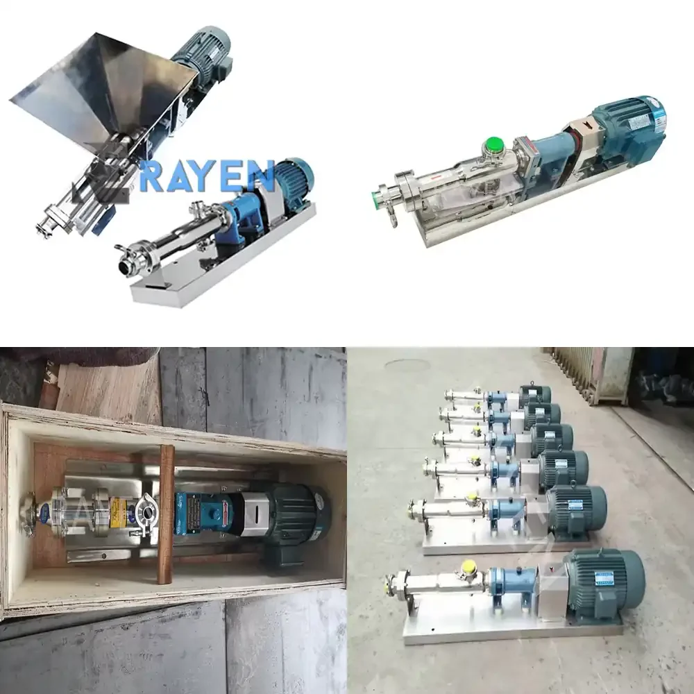 

Factory Price Mini Mono Helical Stainless Steel Single Screw Pump for Molasses