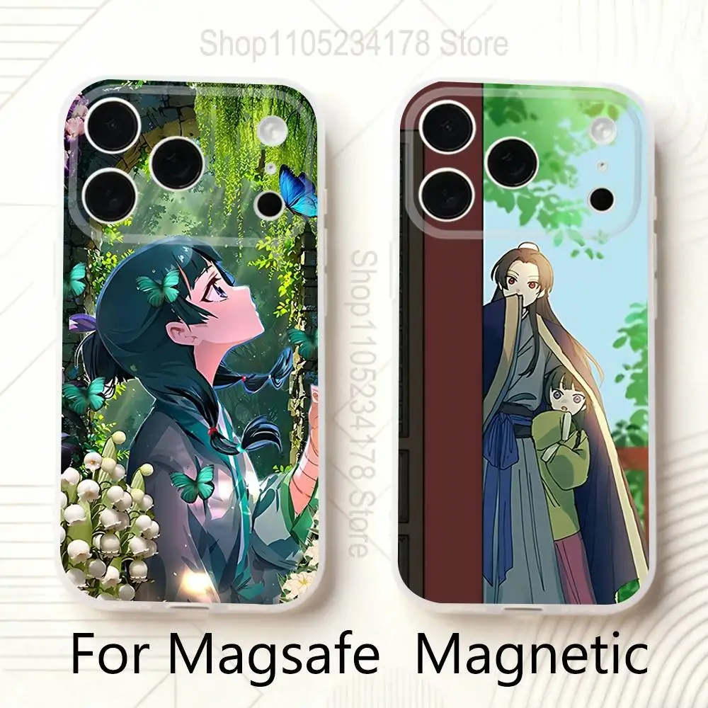 

The A-Apothecary Diaries Phone Case For iPhone 17,16,15,14,13,12,11 Pro,Max,Plus,Mini,Air,E Magnetic Magsafe Frosted Clear