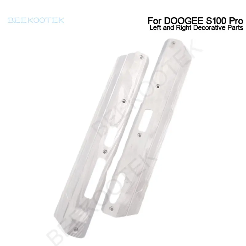 Original DOOGEE S100 Pro Back Cover Aluminum Piece Left Right Decorative Parts Volume Custom Button For DOOGEE S100 Pro Phone