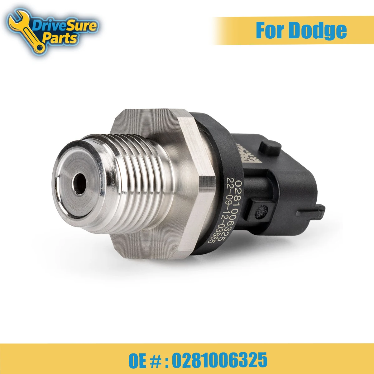 0281006325 1 Pieza Nuevo Sensor de Presión de Combustible para Dodge RAM VW FORD Cargo 1722 E 01 Fiat Iveco Accesorios para Automóviles
