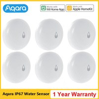 Aqara IP67 Water Immersing Sensor Zigbee Flood Water Leak Sensor Detector Alarm Security Soaking Sensor With Gateway Hub