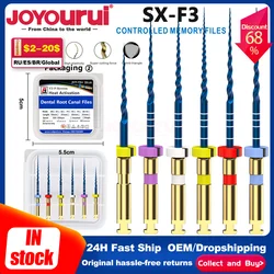 Dental SX-F3 F5 Blue Files Nitinol Rotary Universal Engine Endodontic Anti-Fatigue Constant Needle Dentistry Root Canal Material
