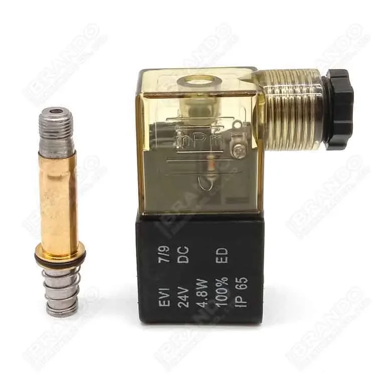 Henny Penny 17118 Solenoid Steam Valve With Front Pipe Adapter - 24/240V For Fryers