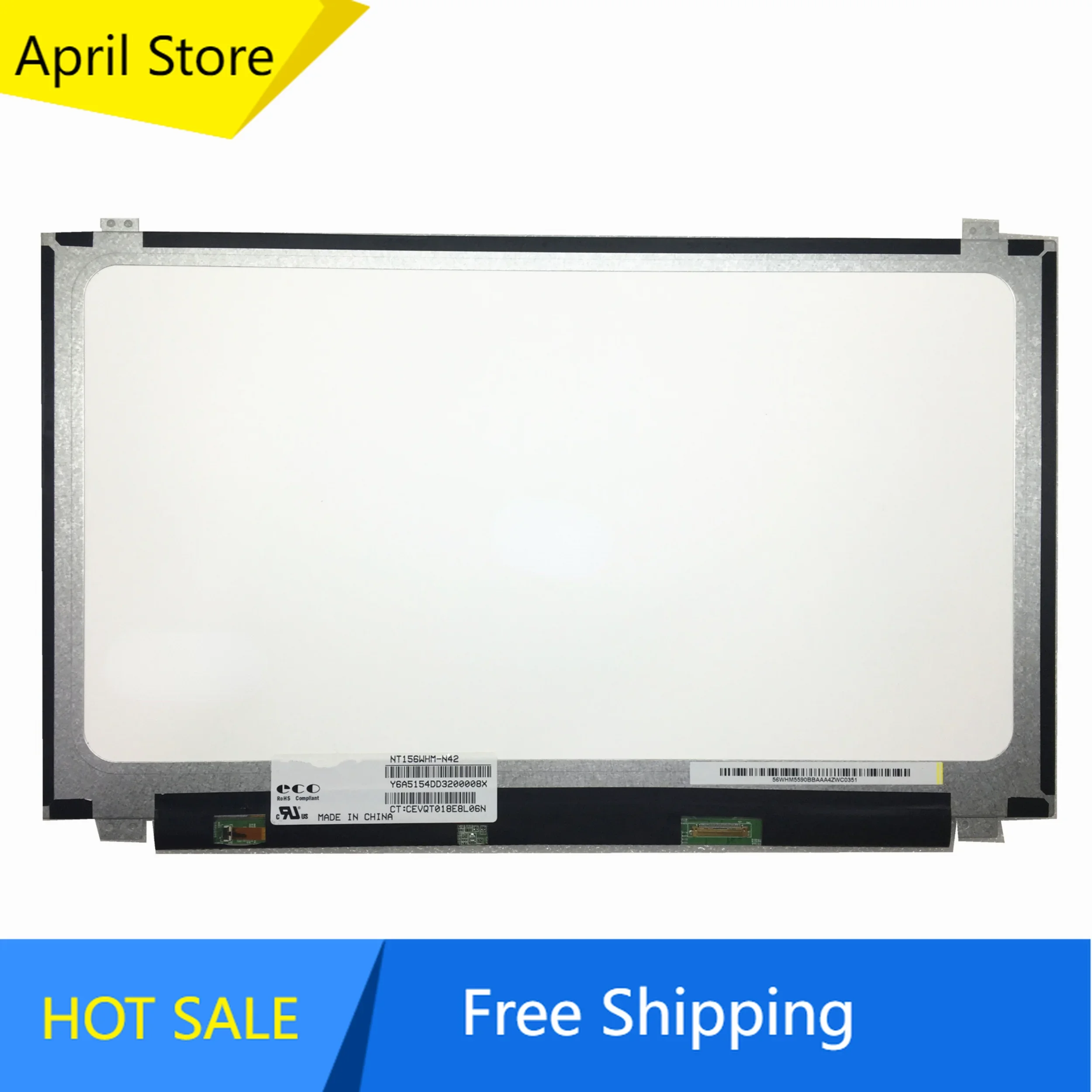 

NT156WHM-N42 fit LP156WH3-TPS1 LP156WHU-TPA1 N156BGE-EA1 EB1 B156XW04 V.8 V.7 B156XTN03.1 30pin Display Laptop Screen