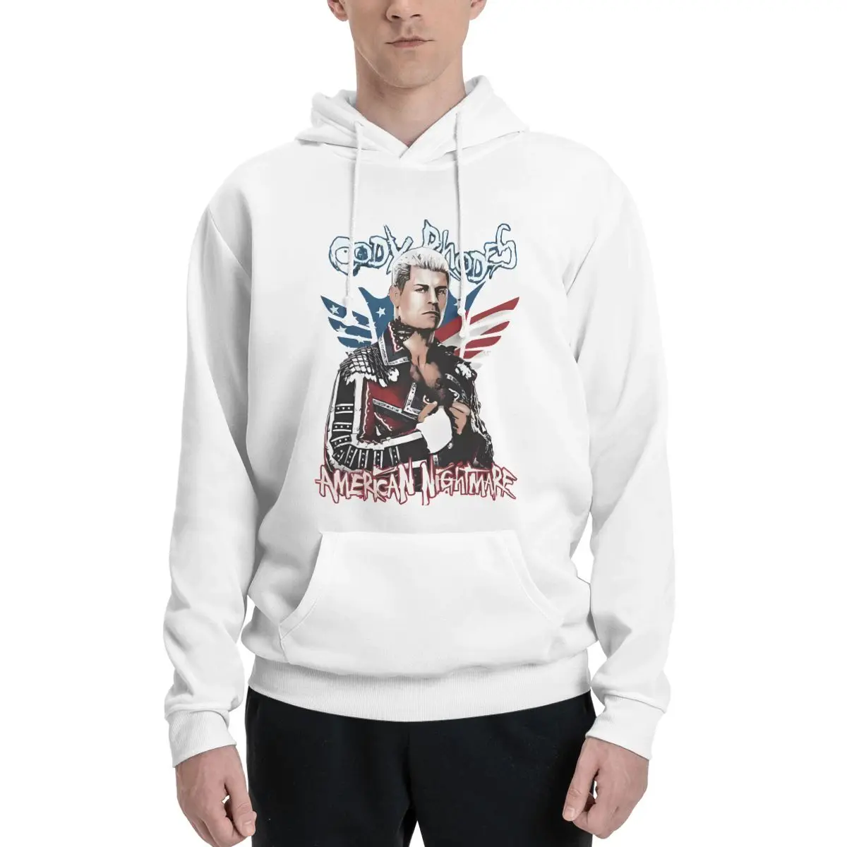 Cody Rhodes Streetwear Hoodies Winter wwe backlash Casual Sweatshirts Men Hip Hop Basic Oversized Hoodie