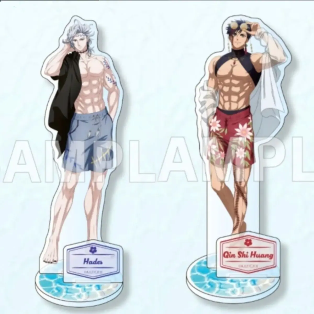 Figura de Acrílico de la Serie de Verano Record of Ragnarok, Qin Shi Huang, Hades, Decoración de Escritorio, Colección de Artículos de Anime