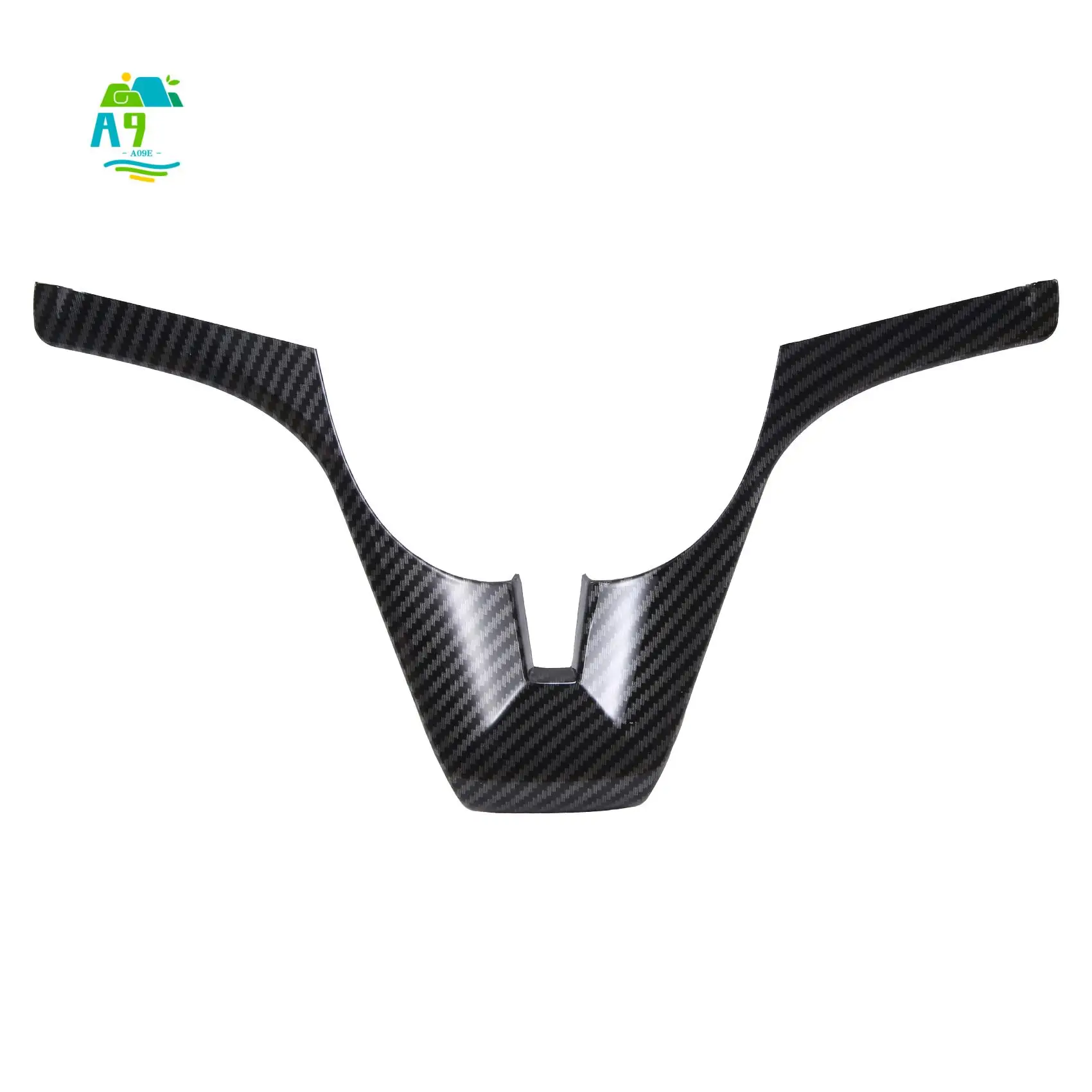 A09E-Car Carbon Fiber Interior Steering Wheel Trim For Classic Cruze Sedan Hatchback 2009-2015