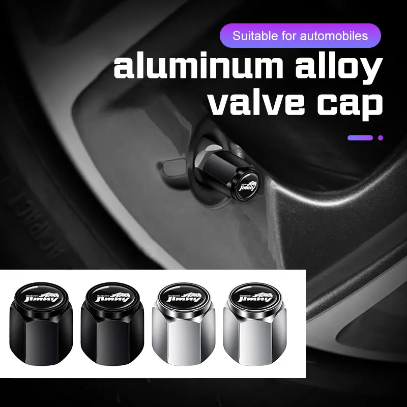 

4PCS Car Wheel Tire Valve Cap Air Stem Covers Waterproof Accessories For Suzuki Sierra Jimny Swift Embona Spacia Wagon Ertiga