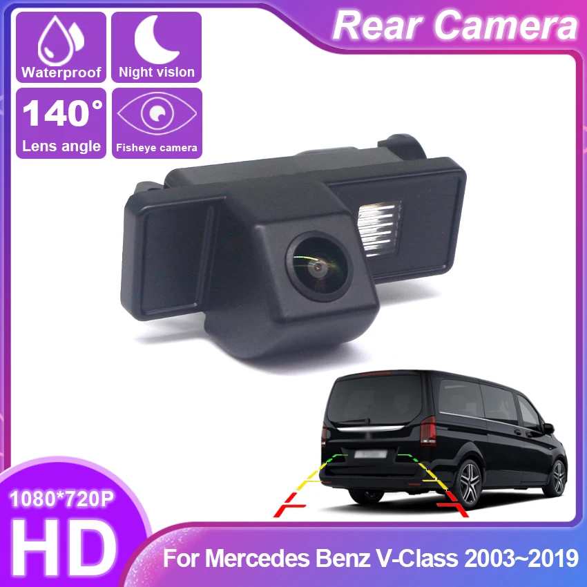 

Special car Fish Eyes Night Vision Waterproof Car Reversing Back Up Camera CCD HD For Mercedes Benz V-Class 2003~2018 2019