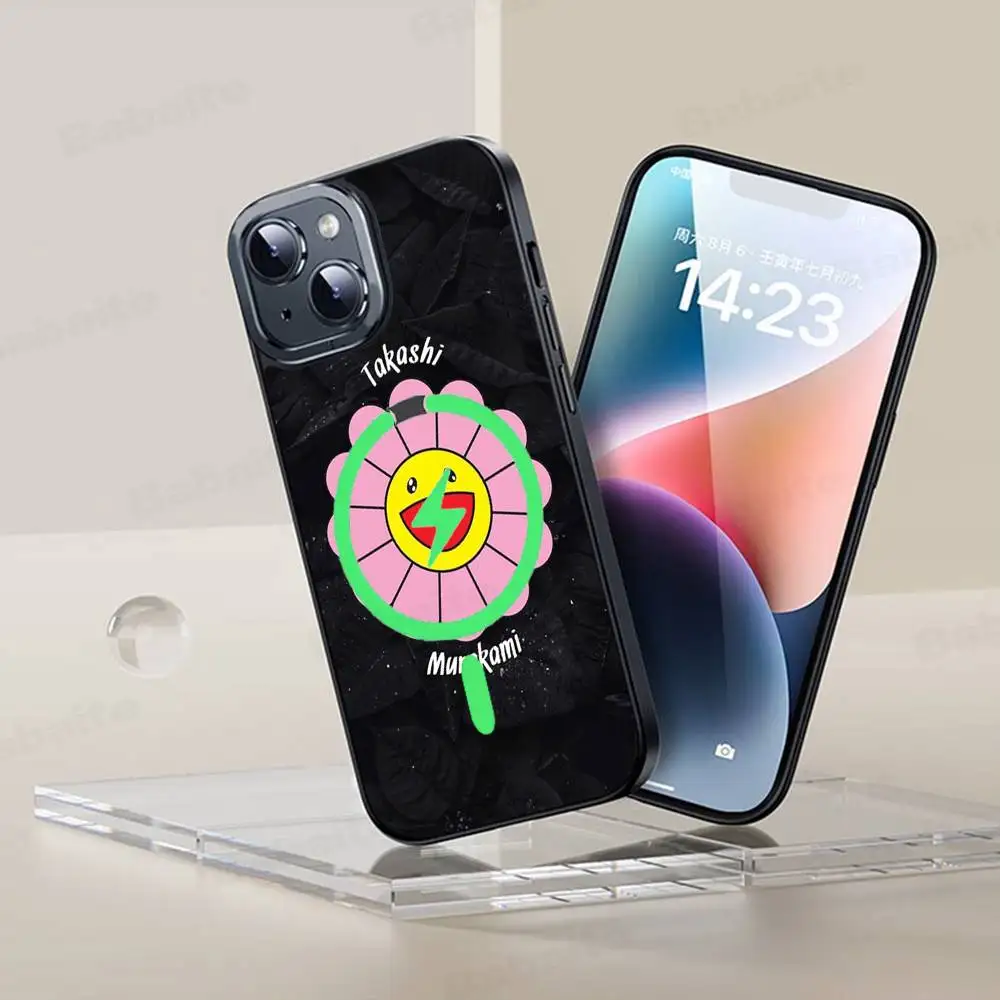 

T-TakaShis M-MuraKAmis For Magsafe Case for iPhone 17 16 Pro Max 15 14 Plus 13 12 11 Wireless Charging Phone Cover