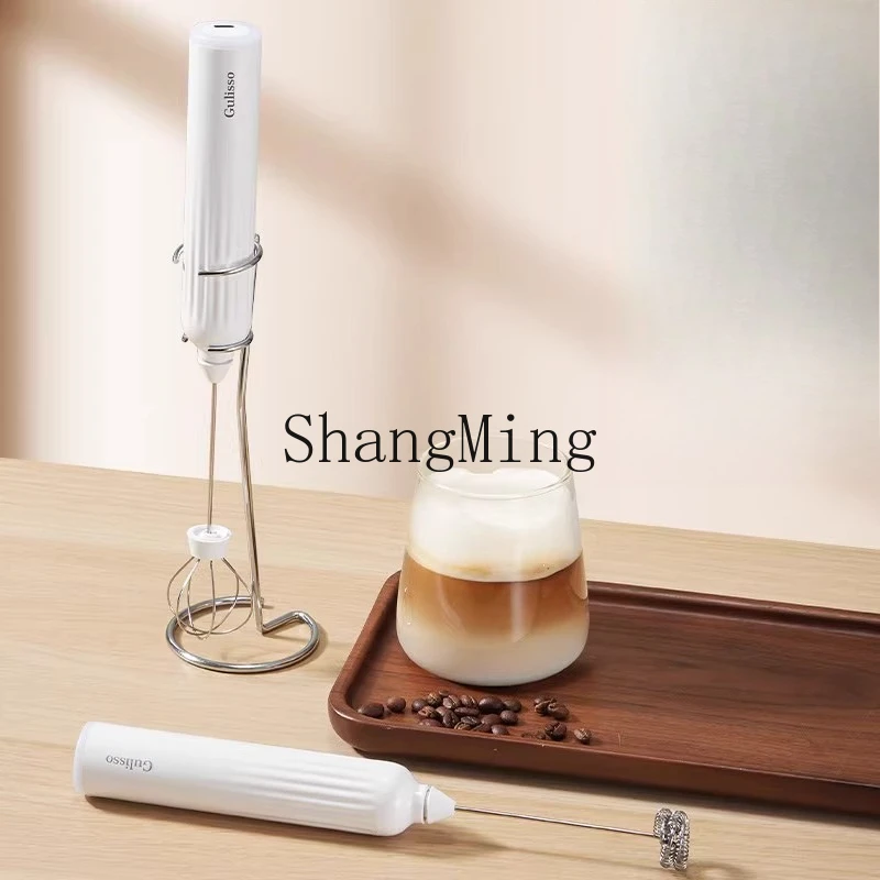 ZYY Household Coffee Milk Foamer Electric Stirring Stick Small Whipping Handheld