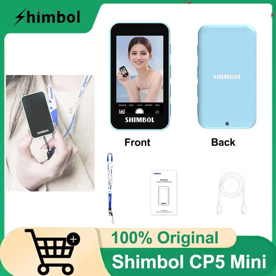 

Shimbol CP5 Mini Selfie Monitor Screen for iPhone, 2.2 inch , Screen Zoom-in, 30m Transmission Range, for Phone Vlog