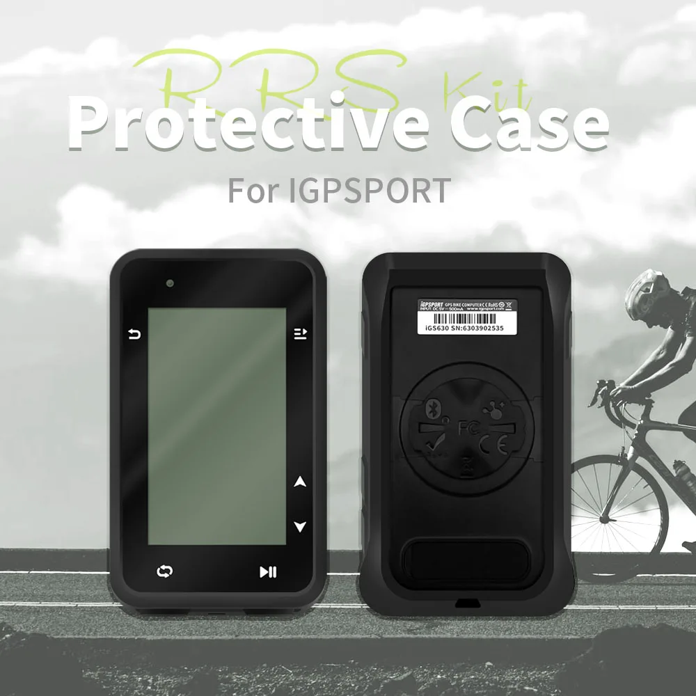 For Igpsport Igs630 Protective Case Screen Film Bicycle Computer Gps Computer Silicone Cover Protection Speedometer