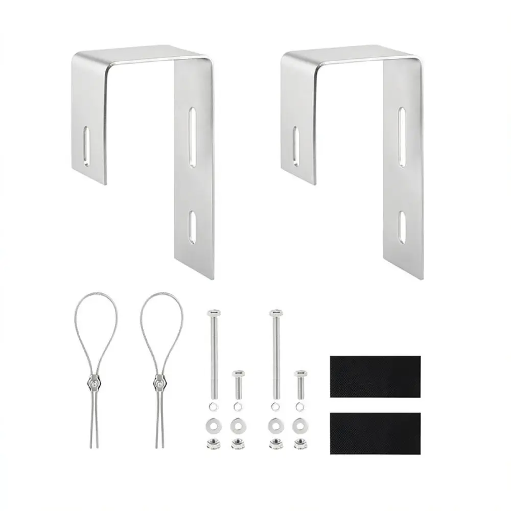 Outdoor Balcony Solar Support Hardware Stainless Steel Square Hook Reliable Mounting Accessory For Power Panels