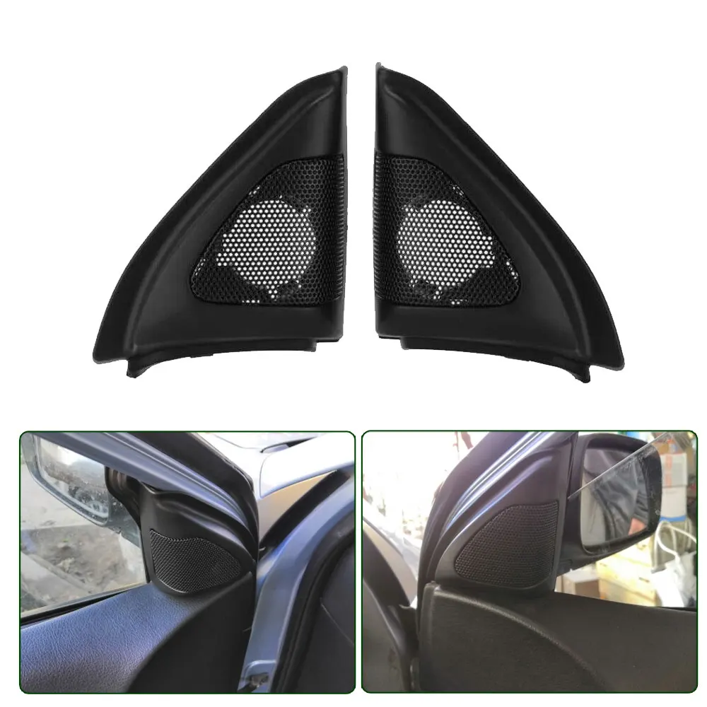 Car Front Door Speakers Tweeter High Quality Accessories Head Treble Horn Loudspeakers Speakers Cover for Toyota Corolla 03-06