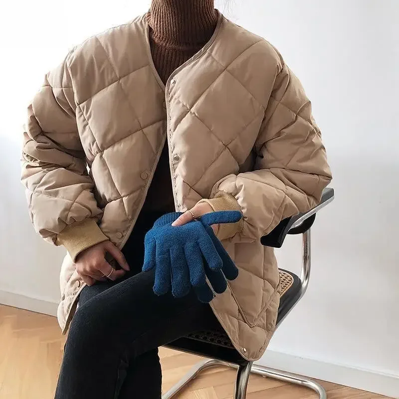 

Пальто-парки, женское теплое винтажное модное осенне-зимнее легкое популярное чистое элегантное пальто, минималистичная уютная внутренняя одежда