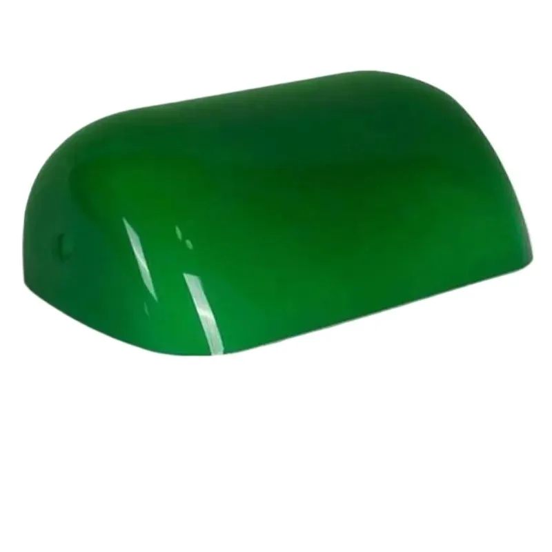 

FANHHUI Led Desk Lamp Retro Vintage Green / White / Blue Color Glass Banker Lamp Cover/bankers