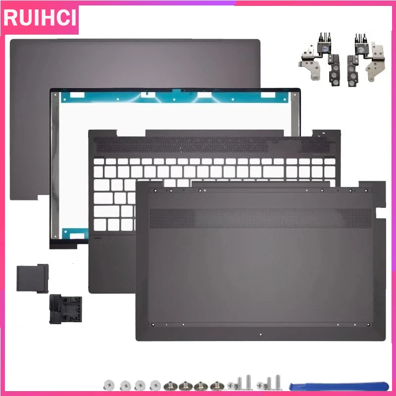 

For ENVY X360 15-ED 15M-ED 15-EE 15M-EE New Laptop Parts LCD Back Cover Front Bezel Palmrest Bottom Hinges Replace Brown