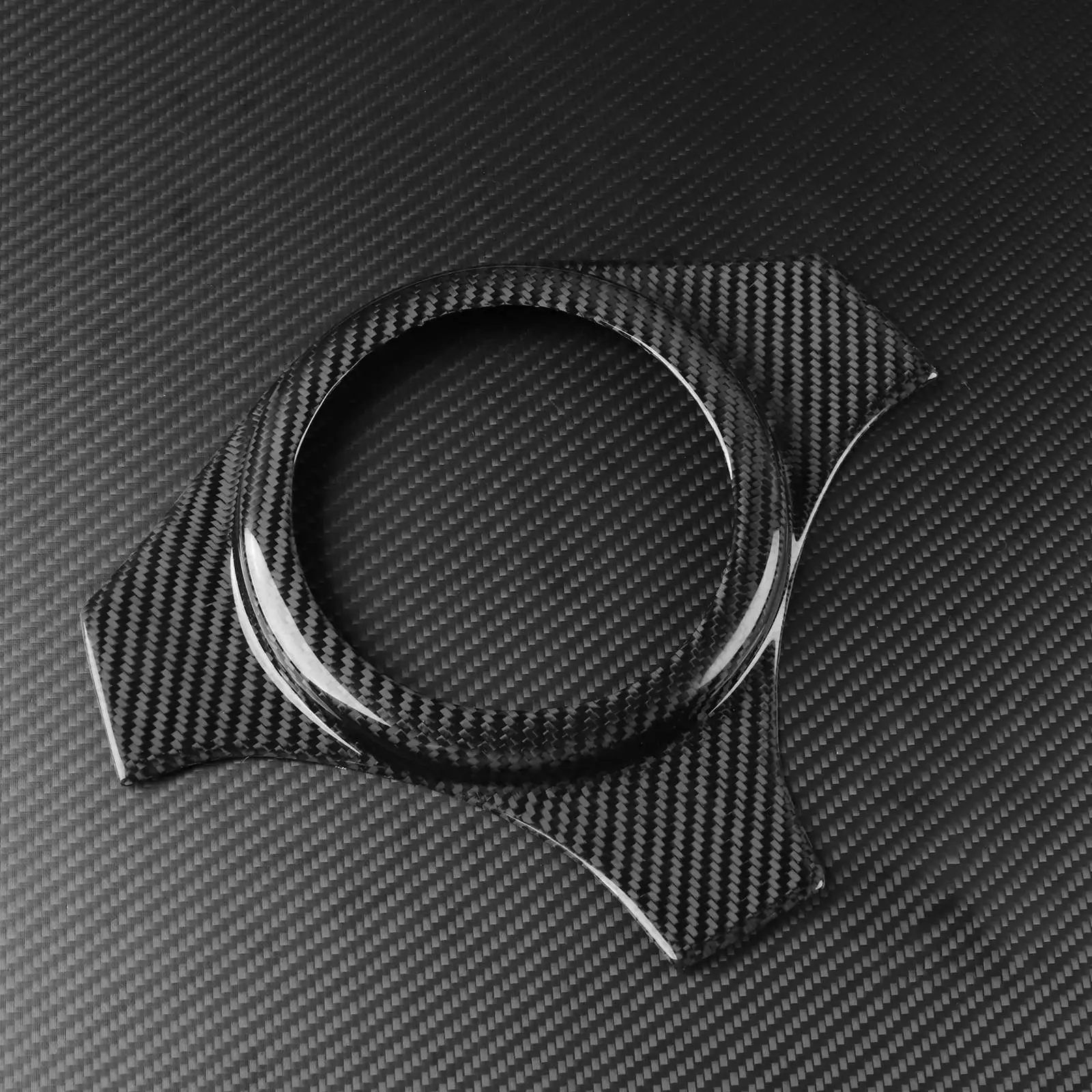 Red Dry Carbon Fiber Steering Wheel Cover For Mitsubishi Lancer EVO 7 8 9 2001-2007 - view 4