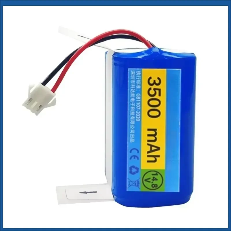 14.8V 3500mAh Rechargeable Battery Suitable for Conga Excellence 990 950 1090 ILIFE A4 A4s V7s A6 V7s Plus Robot Vacuum