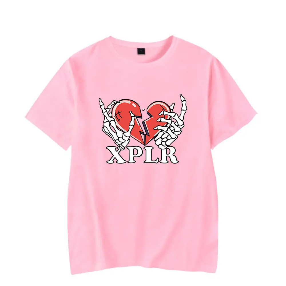 Sam and Colby XPLR Heartbreak Vintage 90s T-Shirt Men and Woman Short Sleeve Women Funny T Shirt Unisex Harajuku Tops