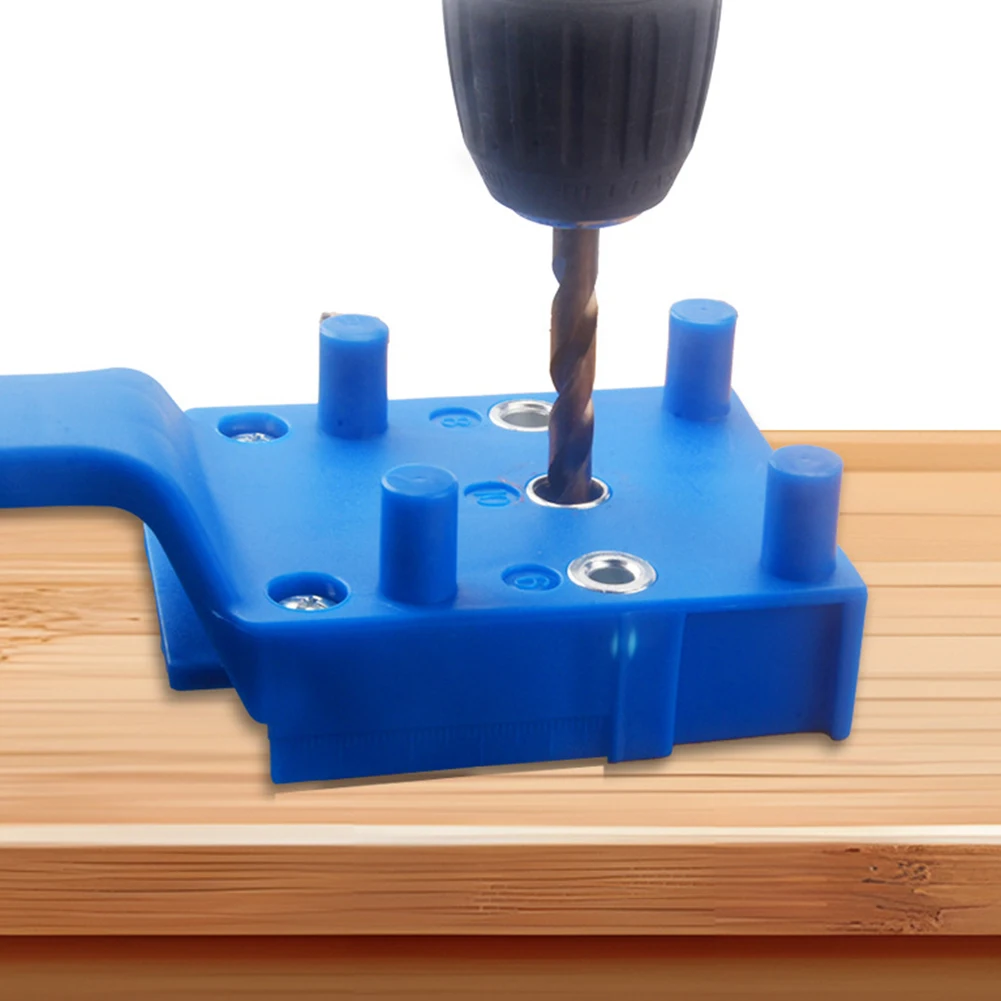 Woodworking Drill Guide Handheld Doweling Jig Self Centering Wood Hole Locator For Precise To T And To Corner Joint Hole Puncher