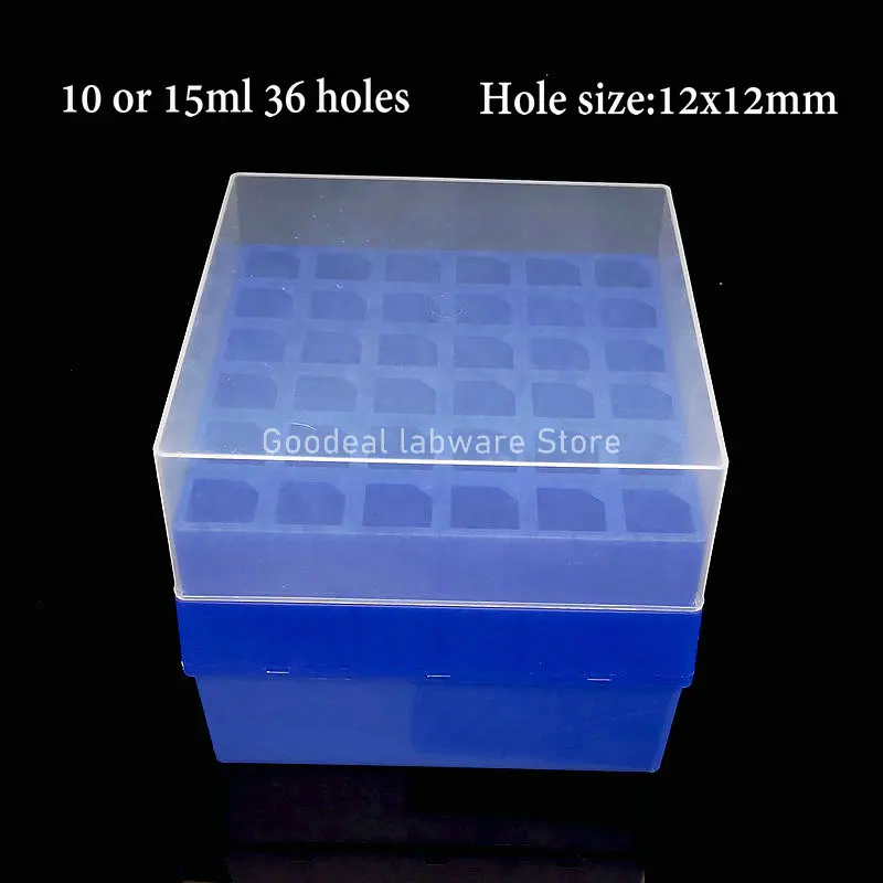 Imagem -06 - Tubo Pcr Rack de Armazenamento pp Centrífuga Tubo Plástico 0.2 ml 0.5 ml 1.5 ml ml ml 10 ml 15 ml 50ml 16 ml 32 ml 36 ml 50ml 72 ml 96 ml 100 ml Furos do pc