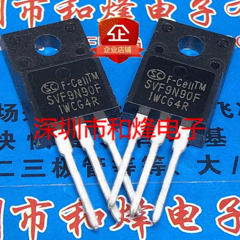 5PCS-10PCS SVF9N90F  TO-220F 900V 9A    Original On Stock Quick shipping