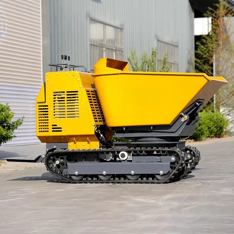 Mini Track Dumper CE EPA Diesel Engine Multifunctional Hydraulic Lifting Small Crawler Tipper Truck Factory Wholesale Price view 5