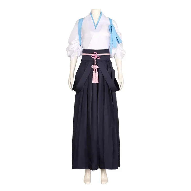 Kamisato Ayaka Cosplay Costume pour Femme, Jeu Genshin Impact, Robe Kimono, Perruque de Princesse