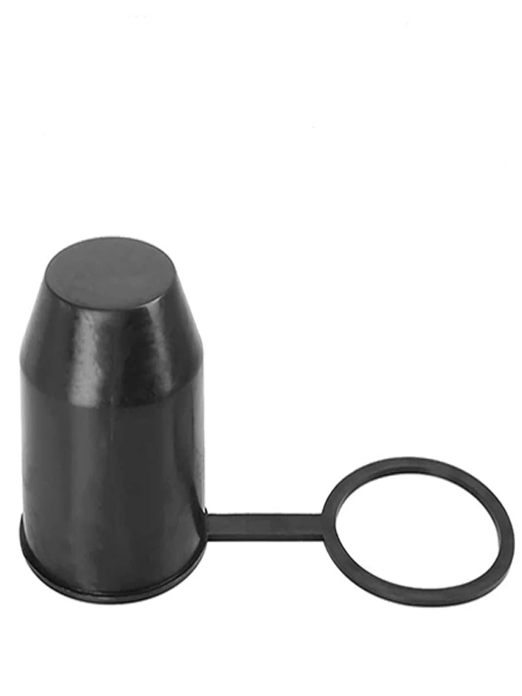Couvercle de boule de barre de remorquage automatique universel, capuchon noir durable, attelage de remorquage, housse de protection de boule de remorquage, accessoires de remorque de voiture de