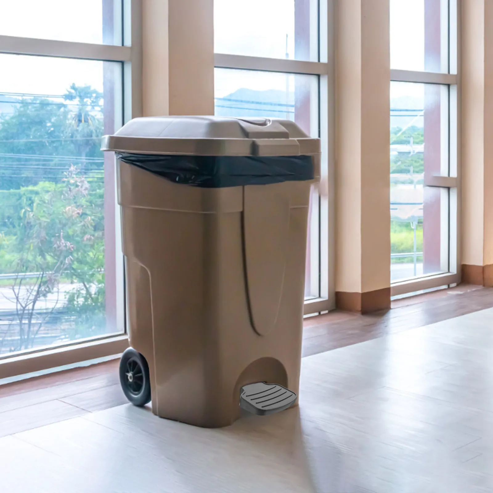 

Нескользящая пластиковая педаль для мусорного бака 30 л (33,8 унции), сменная деталь, усиленная конструкция, простая установка, для кухни и офиса