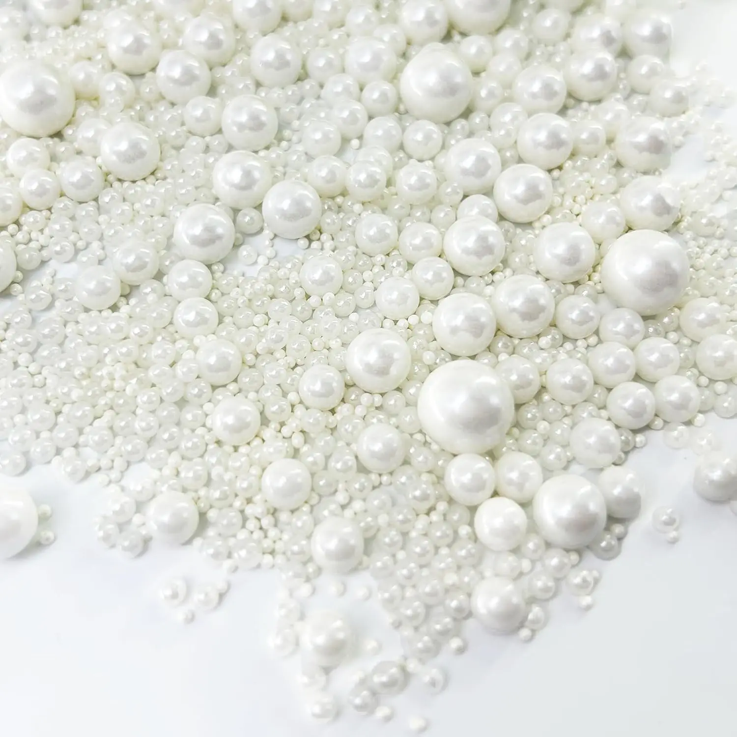 130 g/4,58 Unzen Perlenzuckerstreusel, Mischungsgröße, Eiscreme-Kuchendekoration und Keksdekoration, Hochzeitsfeier, Weihnachtsbedarf